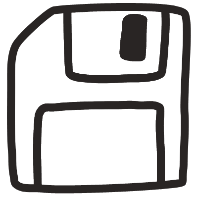 Save Disk Element from Fun Stickers Set