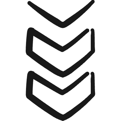 Arrow Double Down 1 Icon from Freehand Duotone Set