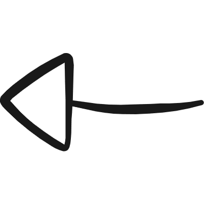 Arrow Left Icon from Freehand Duotone Set