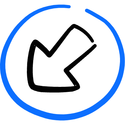 Arrow Thick Circle Bottom Left Corner Icon from Freehand Duotone Set