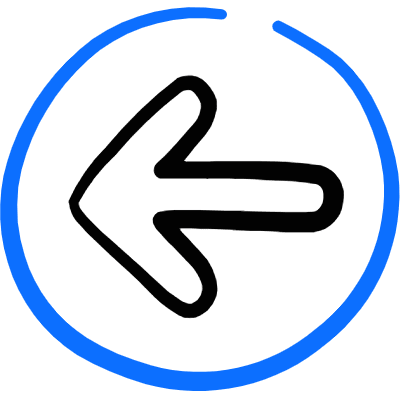 Arrow Thick Circle Left 1 Icon from Freehand Duotone Set