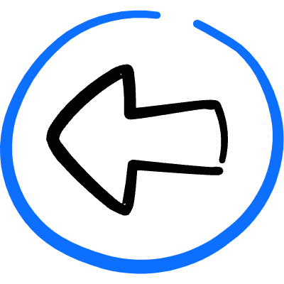 Arrow Thick Circle Left Icon from Freehand Duotone Set