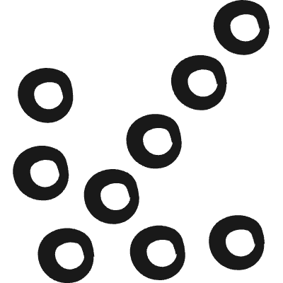 Arrow Thick Dot Corner Down Left Icon from Freehand Duotone Set