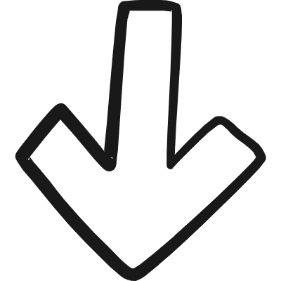 Arrow Thick Down 1 Icon from Freehand Duotone Set