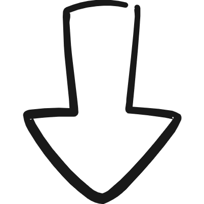 Arrow Thick Down Icon from Freehand Duotone Set