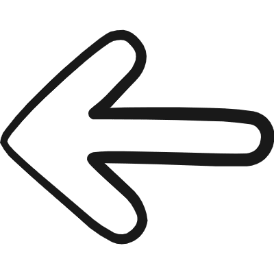 Arrow Thick Left 2 Icon from Freehand Duotone Set