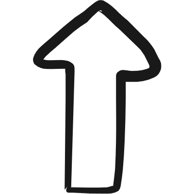 Diagram Arrow Up Icon from Freehand Duotone Set