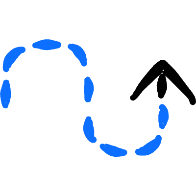 Diagram Curve Rise Dash Icon from Freehand Duotone Set