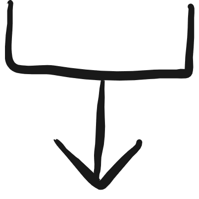 Diagram Fall Down Icon from Freehand Duotone Set