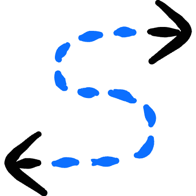 Diagram Wave Both Direction Icon from Freehand Duotone Set