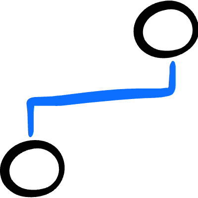 Logic Connection Icon from Freehand Duotone Set