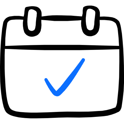 Logic Date Correct Icon from Freehand Duotone Set