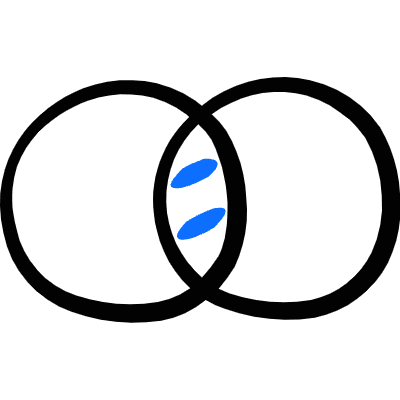 Logic Exclude Icon from Freehand Duotone Set