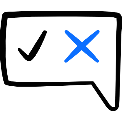 Logic True False Icon from Freehand Duotone Set