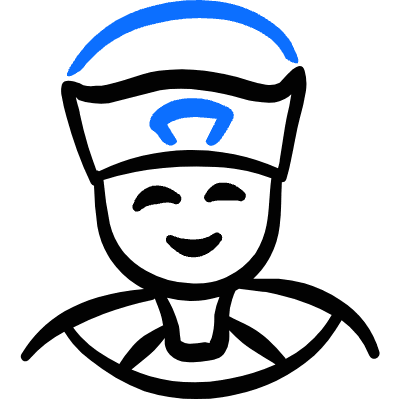 Geometric History Man African King Icon from Freehand Duotone Set