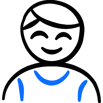 Geometric People Man 12 Icon from Freehand Duotone Set