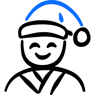 Geometric People Man Pajamas Icon from Freehand Duotone Set