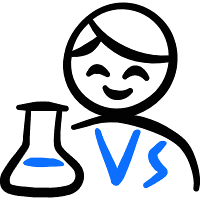 Geometric Professions Man Scientist Icon from Freehand Duotone Set