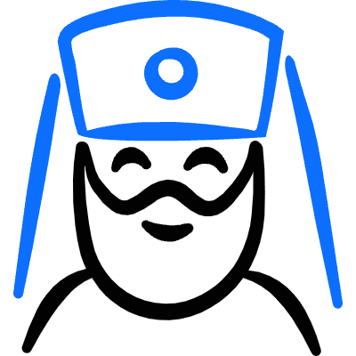 Geometric Religion Man Christian 1 Icon from Freehand Duotone Set