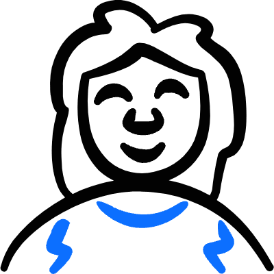 Geometric History Woman Caveman Icon from Freehand Duotone Set