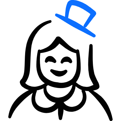 Geometric People Woman 17 Icon from Freehand Duotone Set