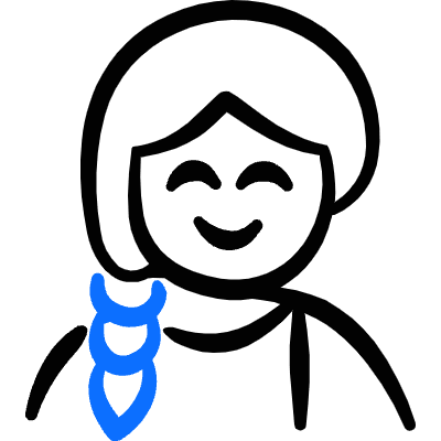 Geometric People Woman Glasses 1 Icon from Freehand Duotone Set