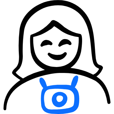 Geometric People Woman Photographer Icon from Freehand Duotone Set