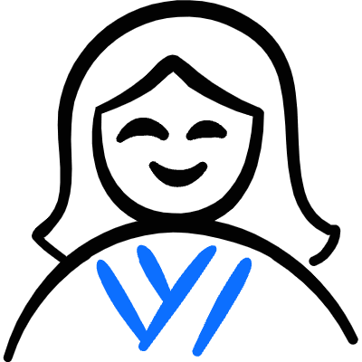 Geometric Religion Woman Japan Icon from Freehand Duotone Set