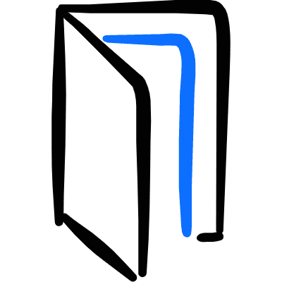 Architecture Door Frame Icon from Freehand Duotone Set
