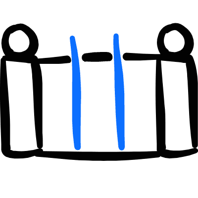 Architecture Fence Icon from Freehand Duotone Set