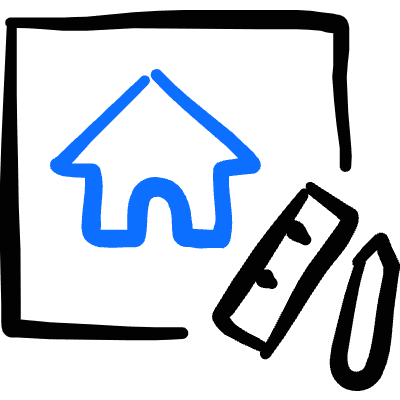 Project Blueprint Create Icon from Freehand Duotone Set