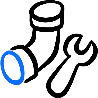 Construction Pipe 1 Icon from Freehand Duotone Set