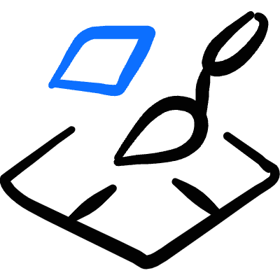 Construction Tiles Icon from Freehand Duotone Set