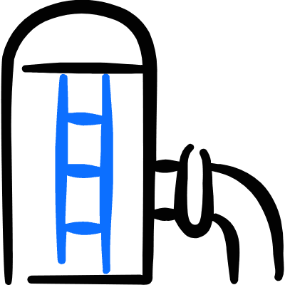 Factory Building Store Icon from Freehand Duotone Set