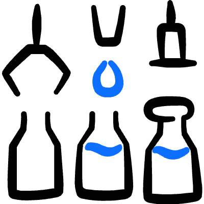 Factory Manufacturing Process 3 Icon from Freehand Duotone Set