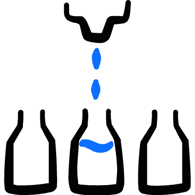 Factory Manufacturing Process Fill Icon from Freehand Duotone Set