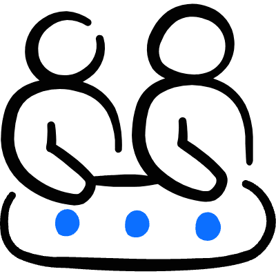 Factory Manufacturing Process Worker Icon from Freehand Duotone Set