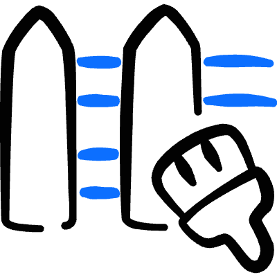 House Improvement Renovation Paint Icon from Freehand Duotone Set