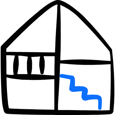 House Improvement Renovation Plan Icon from Freehand Duotone Set