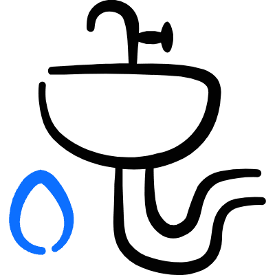 House Improvement Renovation Water Supply Icon from Freehand Duotone Set