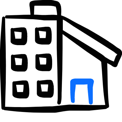 House Modern 1 Icon from Freehand Duotone Set