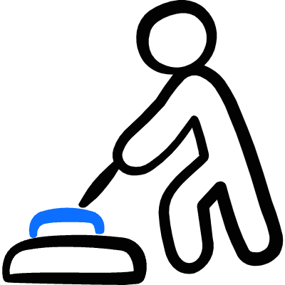 Cleaning Mopping 1 Icon from Freehand Duotone Set