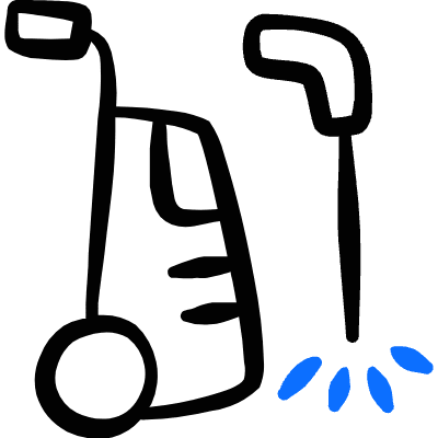 Cleaning Pressure Wash 2 Icon from Freehand Duotone Set