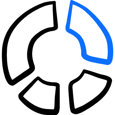 Analytics Graph Pie 1 Icon from Freehand Duotone Set