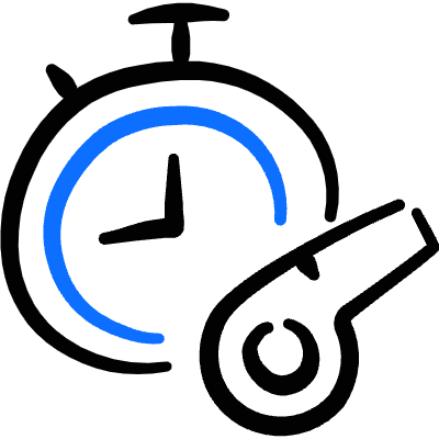Business Coaching Timing 1 Icon from Freehand Duotone Set