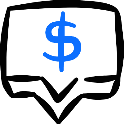 Business Deal Conversation Bubble Icon from Freehand Duotone Set