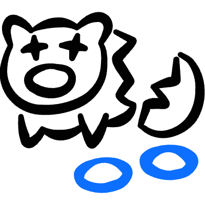Business Metaphor Piggy Bank Broken Icon from Freehand Duotone Set