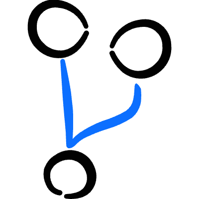 Business Workflow Branch Icon from Freehand Duotone Set