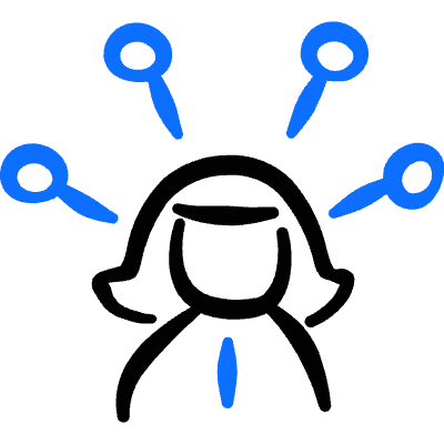 Business User Network 2 Icon from Freehand Duotone Set