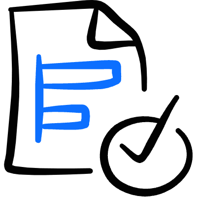 Data File Bars Check Icon from Freehand Duotone Set